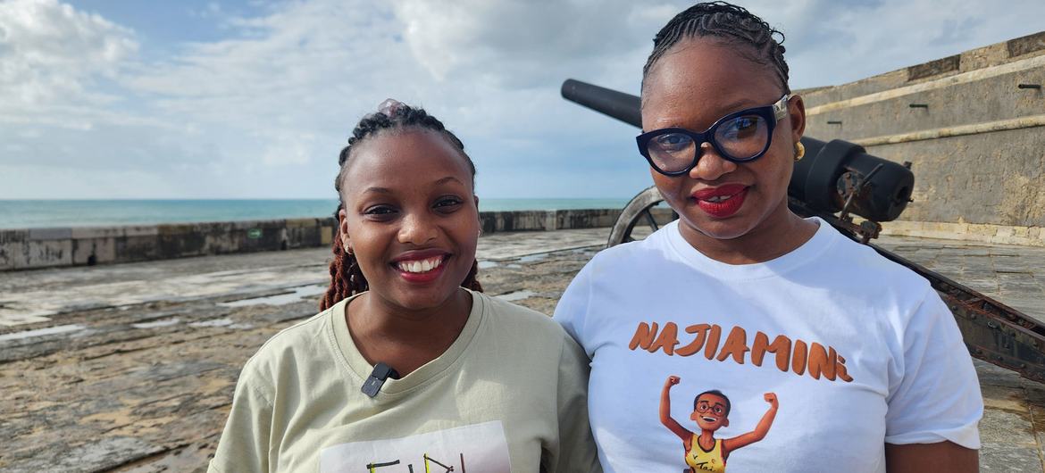 Filmmakers Dativa Mahanyu (left) and Mariam Mintanga are using art to fight discrimination against persons with disabilities, including autism, in their communities in Tanzania. Filmmakers Dativa Mahanyu (left) and Mariam Mintanga are using art to fight discrimination against persons with disabilities, including autism, in their communities in Tanzania.