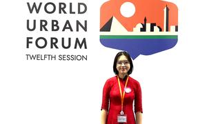 Quynh Anh Le, a high school student and youth representative from UN-Habitat Vietnam, is also committed to making voices heard. Quynh Anh Le, a high school student and youth representative from UN-Habitat Vietnam, is also committed to making voices heard.