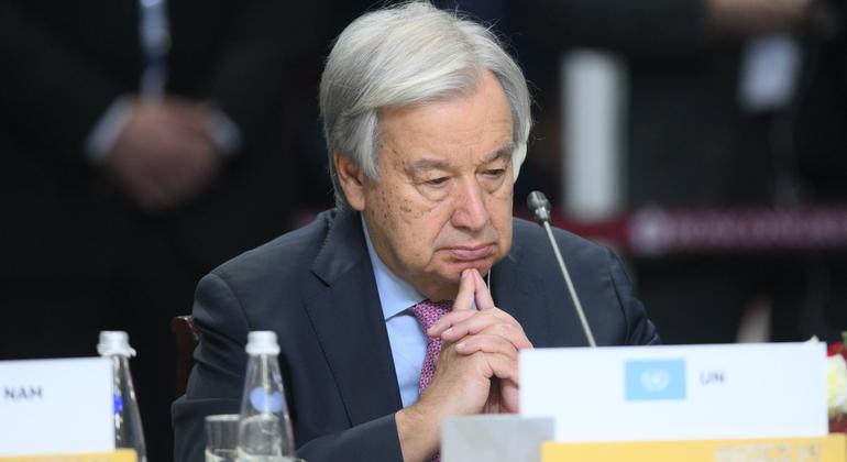 UN chief tells President Putin Russian invasion violates UN Charter