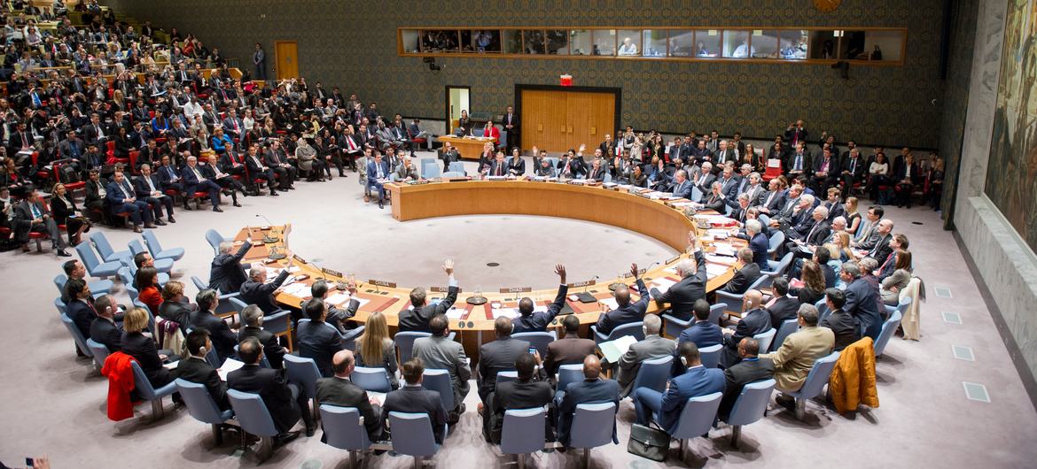 The Security Council unanimously adopts resolution 2254 on Syria negotiations (file) The Security Council unanimously adopts resolution 2254 on Syria negotiations (file)