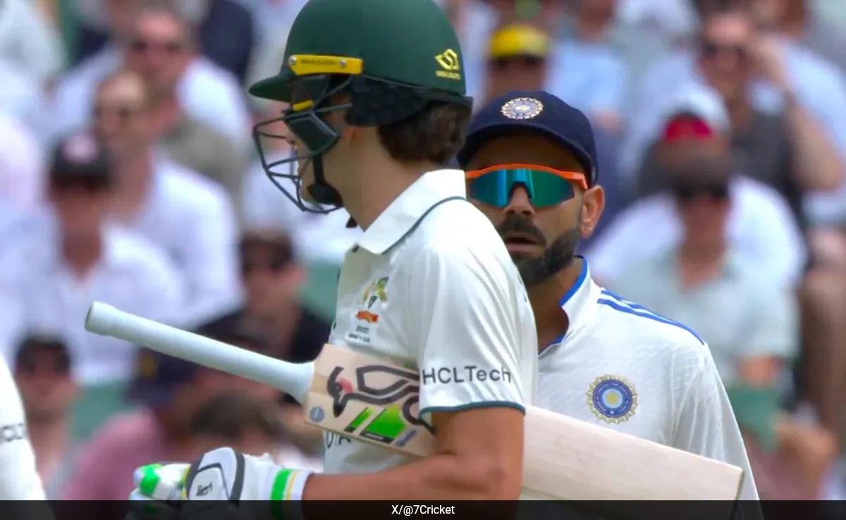 Virat Kohli's Act To Unsettle Sam Konstas Leads To Heated Clash On Field. Video