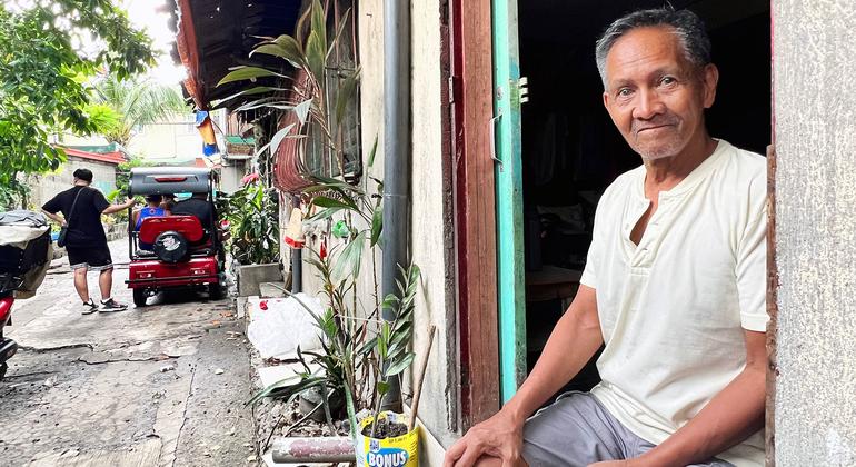 Toto Aquino, two weeks after being released from an eight-year prison term. Toto Aquino, two weeks after being released from an eight-year prison term.