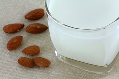 Consuming almond milk is a good way to include almonds in your diet Consuming almond milk is a good way to include almonds in your diet