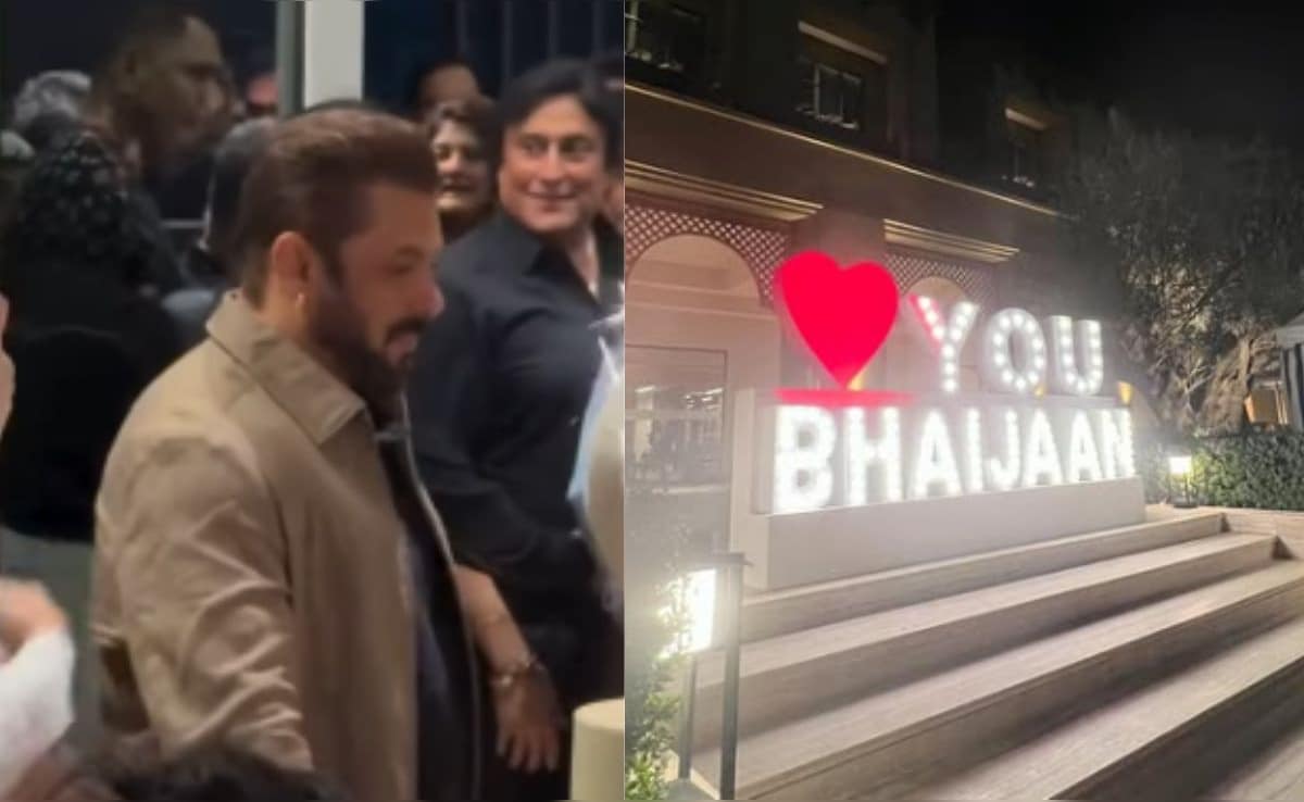 Fireworks, 'Bhaijaan' Signs, Starry Decor