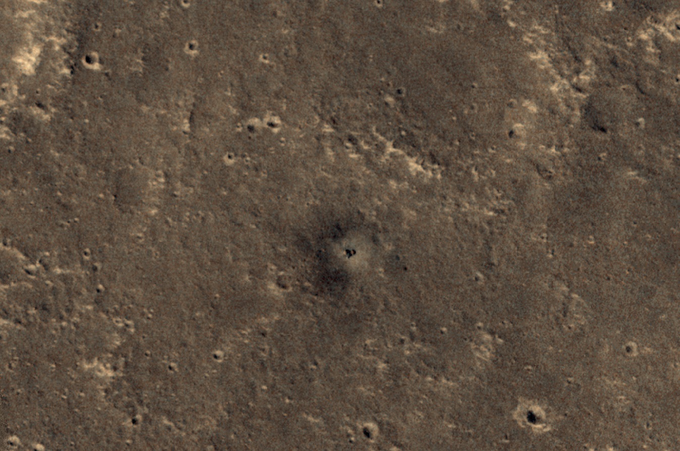 NASA Mars Orbiter Spots Retired InSight Lander to Study Dust Movement