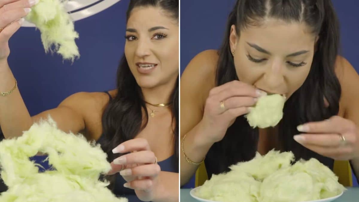 Watch: UK Woman Eats Huge Pile Of Cotton Candy In One Minute, Sets New Record
