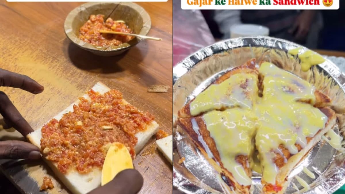 Watch: Bizarre Video Of Gajar Ka Halwa Sandwich Leaves Internet Divided
