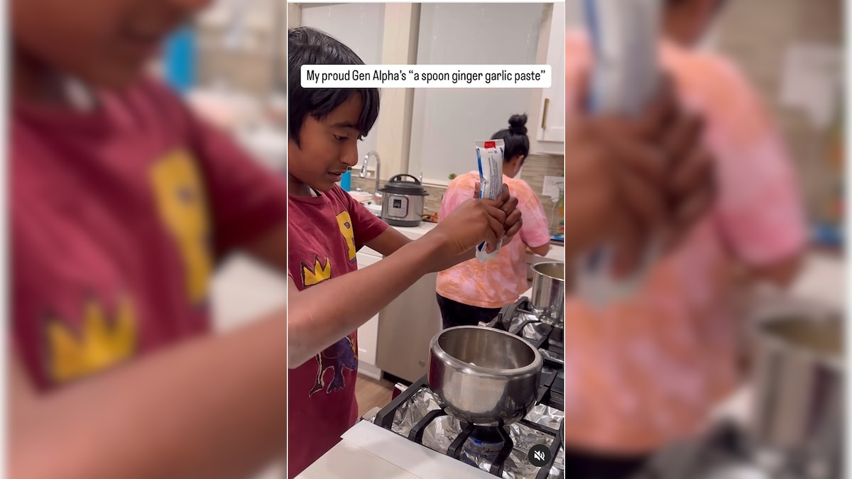 Cooking Turns Into Comedy: Mother And Sons Hilarious Ginger-Garlic Paste Mix-Up Is Trending