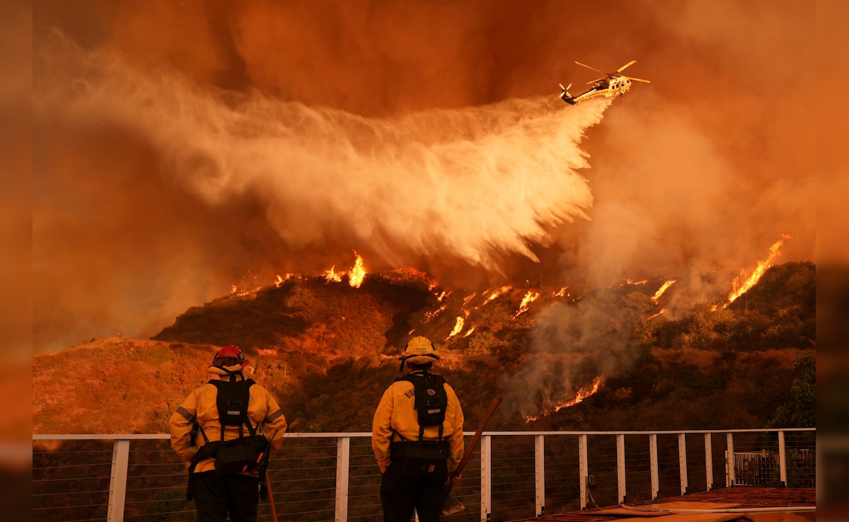 "Dangerous, Strong" Winds Threaten To Spread Los Angeles Wildfires: Officials