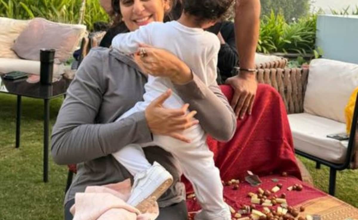 Ram Charan Can’t Take His Eyes Off Daughter Klin Kaara. Courtesy, Upasana