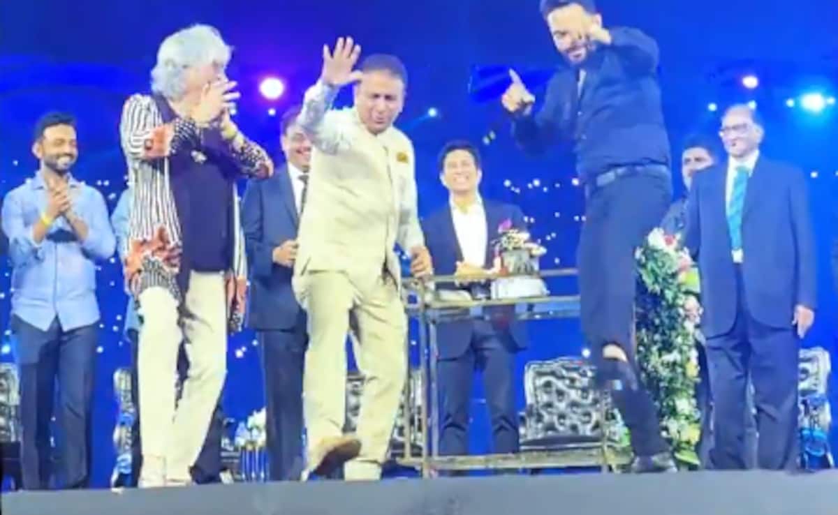 Sunil Gavaskar Treats Fans With Dance Moves On Om Shanti Om, Sachin Tendulkar Does This – Watch