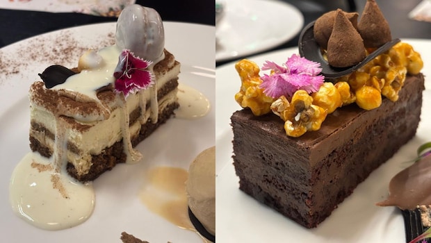 (L-R) Tiramisu, Dutch Truffle Popcorn Cake (L-R) Tiramisu, Dutch Truffle Popcorn Cake