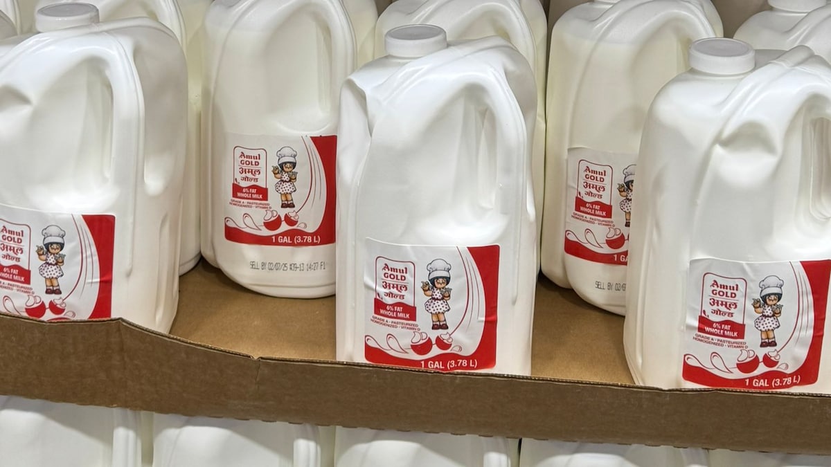 Man Shares Photo Of Amul Milk Bottles In Texas Supermarket, Post Goes Viral