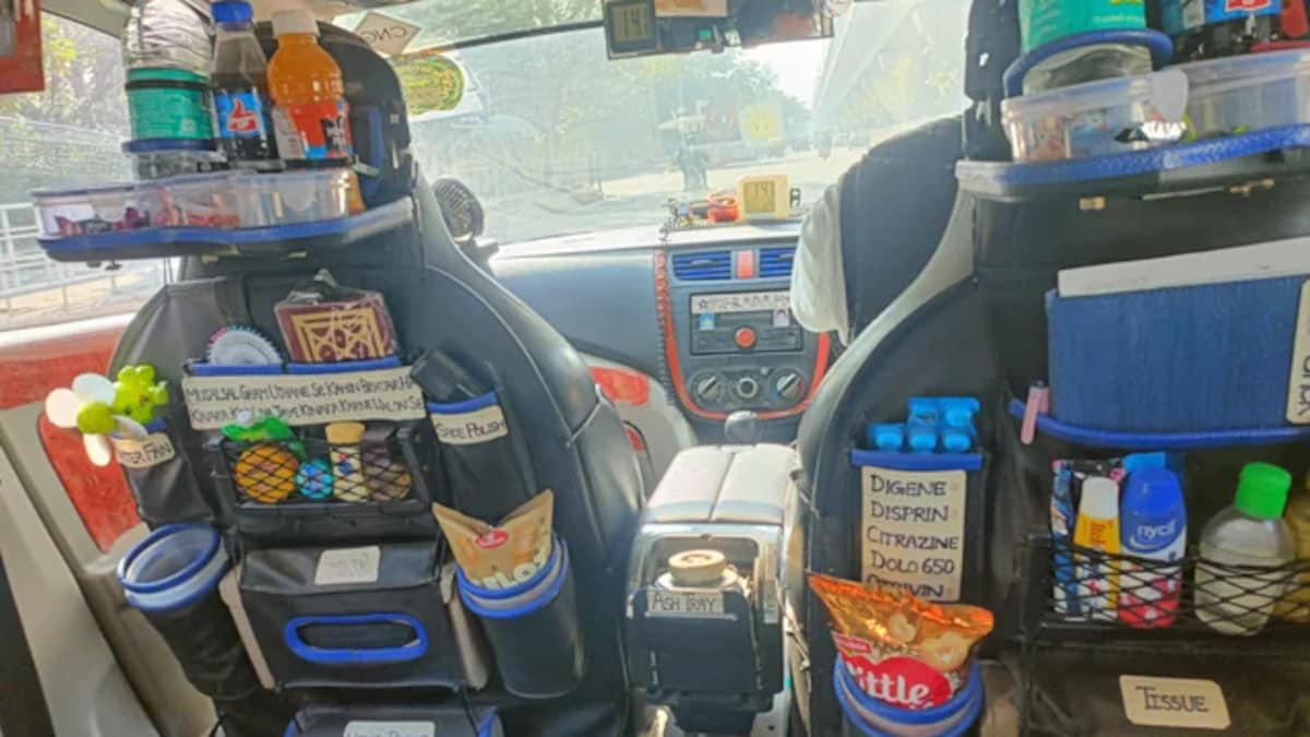 Delhi Cab With Free Snacks, Drinks And More Inside It Goes Viral Again, Reddit Users React