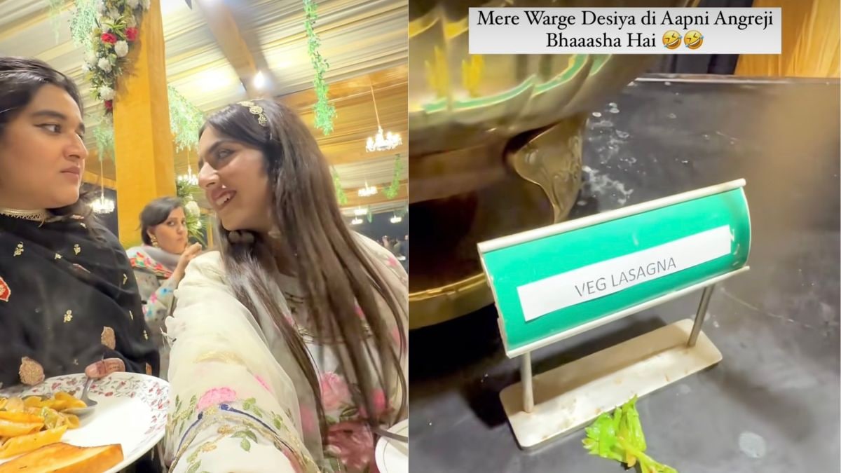 Watch: Woman Struggles To Pronounce Lasagna At A Wedding, Internet Cant Stop Laughing