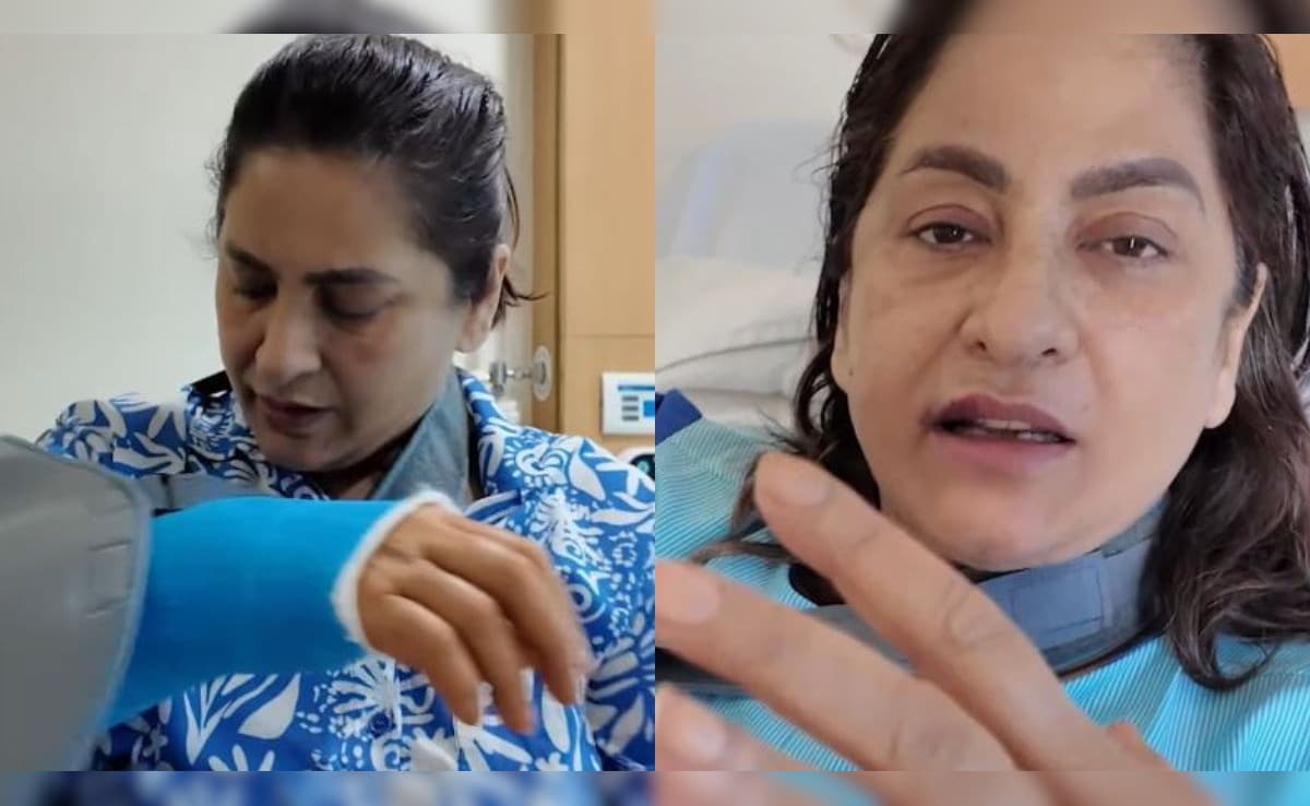 Archana Puran Singh Fractures Wrist On Set, Son Aaryamann Breaks Down