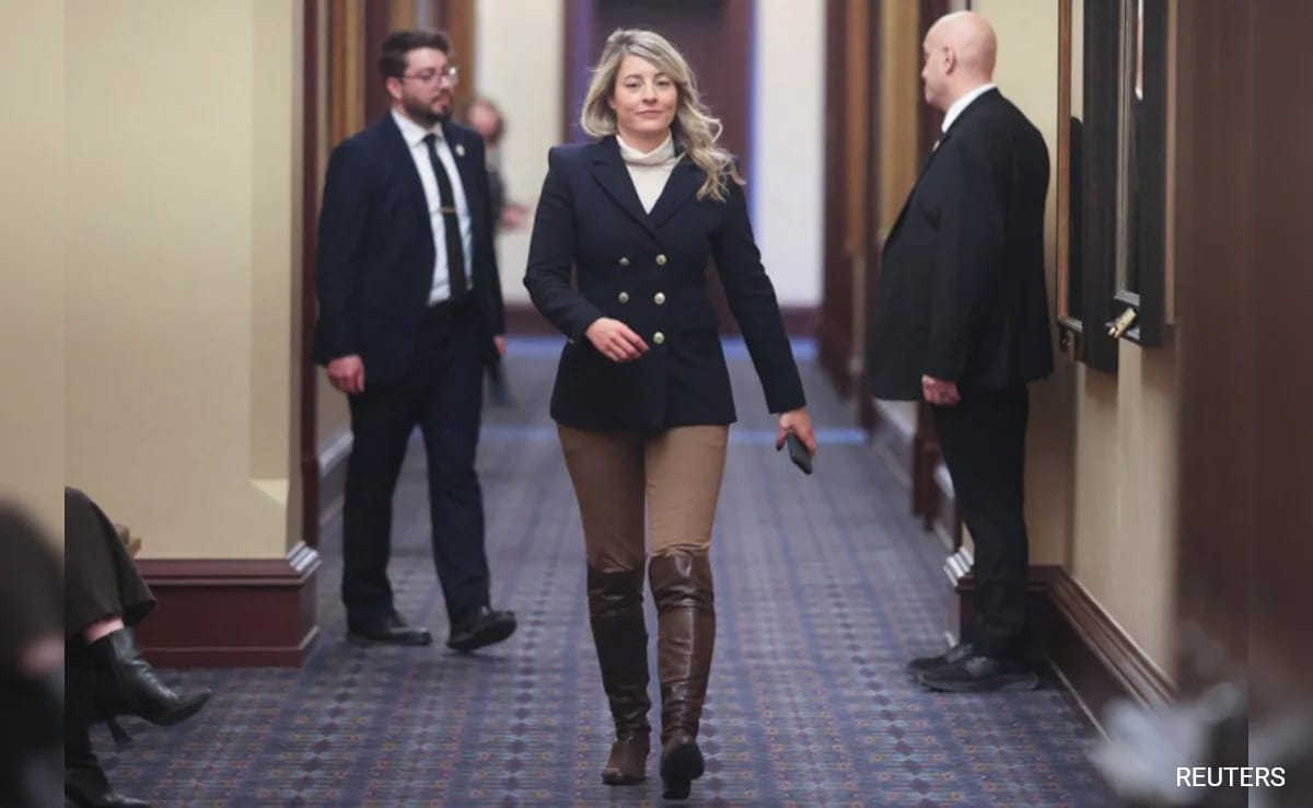 Canada Foreign Minister Won't Run To Replace Trudeau, Cites US Tariff Threat