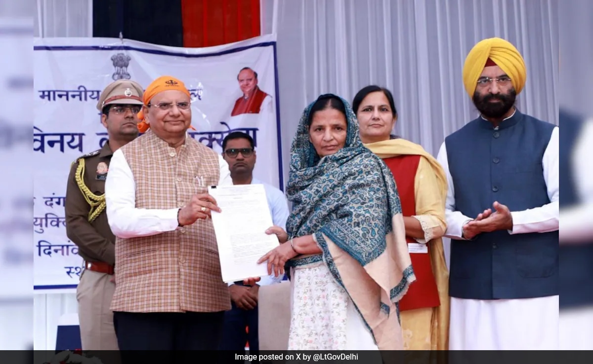 Delhi Lt Governor Grants Relaxation In Job Criteria To 1984 Anti-Sikh Riot Survivors