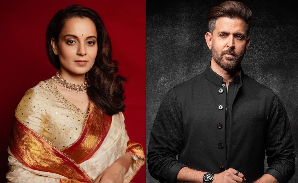 Kangana Ranaut Has A Funny Reaction To A Journalist Praising Hrithik Roshan During Her Interview