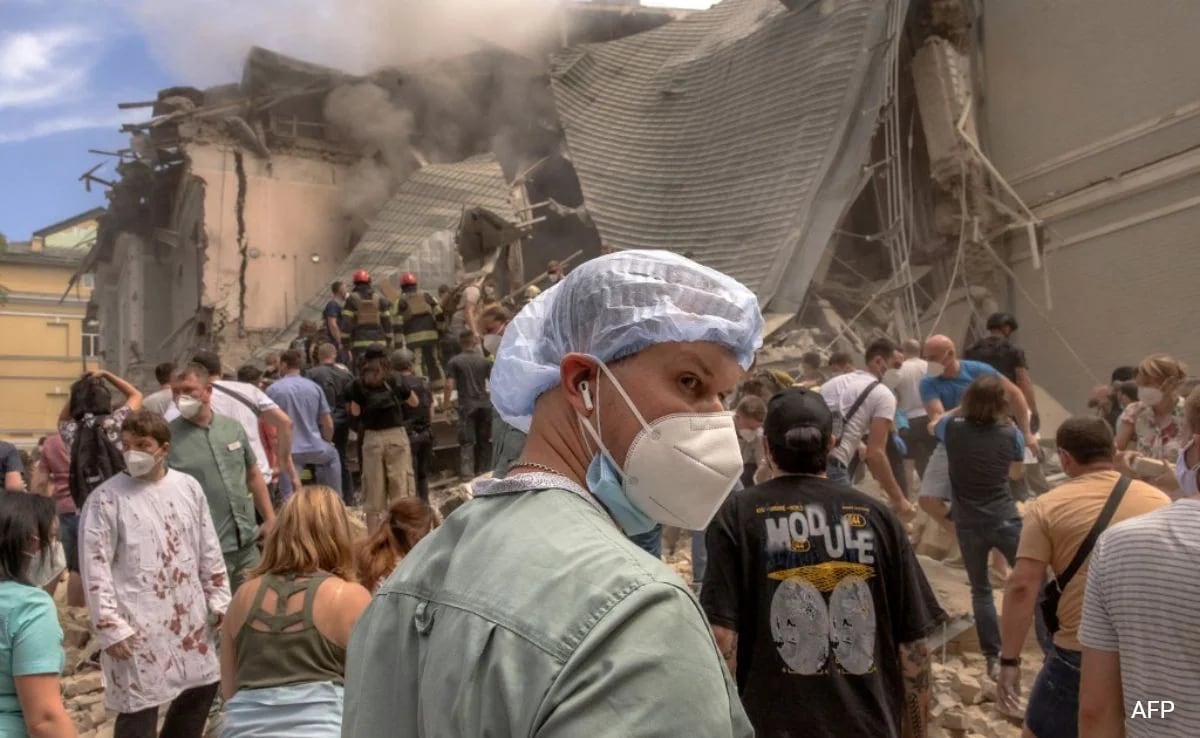 Russia Attacks Central Kyiv With Drones, Two Killed