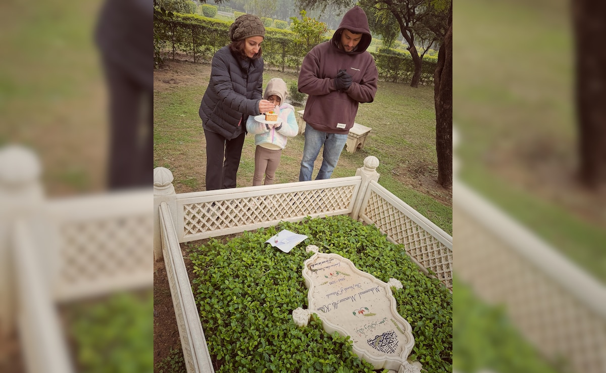 Soha Ali Khan Celebrates Mansoor Ali Khan Pataudi's 84th Birth Anniversary In Pataudi Palace With Kunal Kemmu And Inaaya