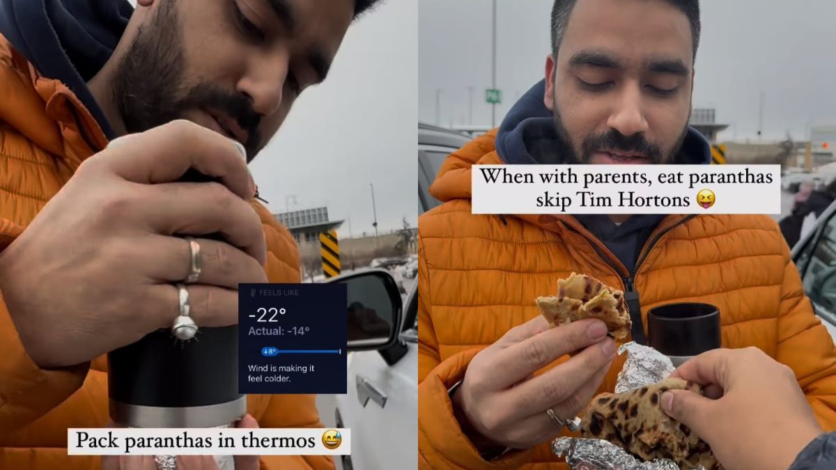 Watch: Desi Moms Hack To Keep Parathas Warm In Canadas Cold Weather Goes Viral