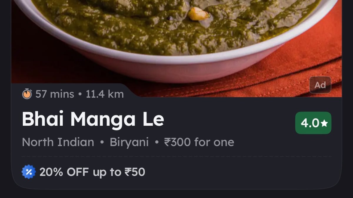 X Post About Food Outlet Named "Bhai Manga Le" Goes Viral, Internet Reacts