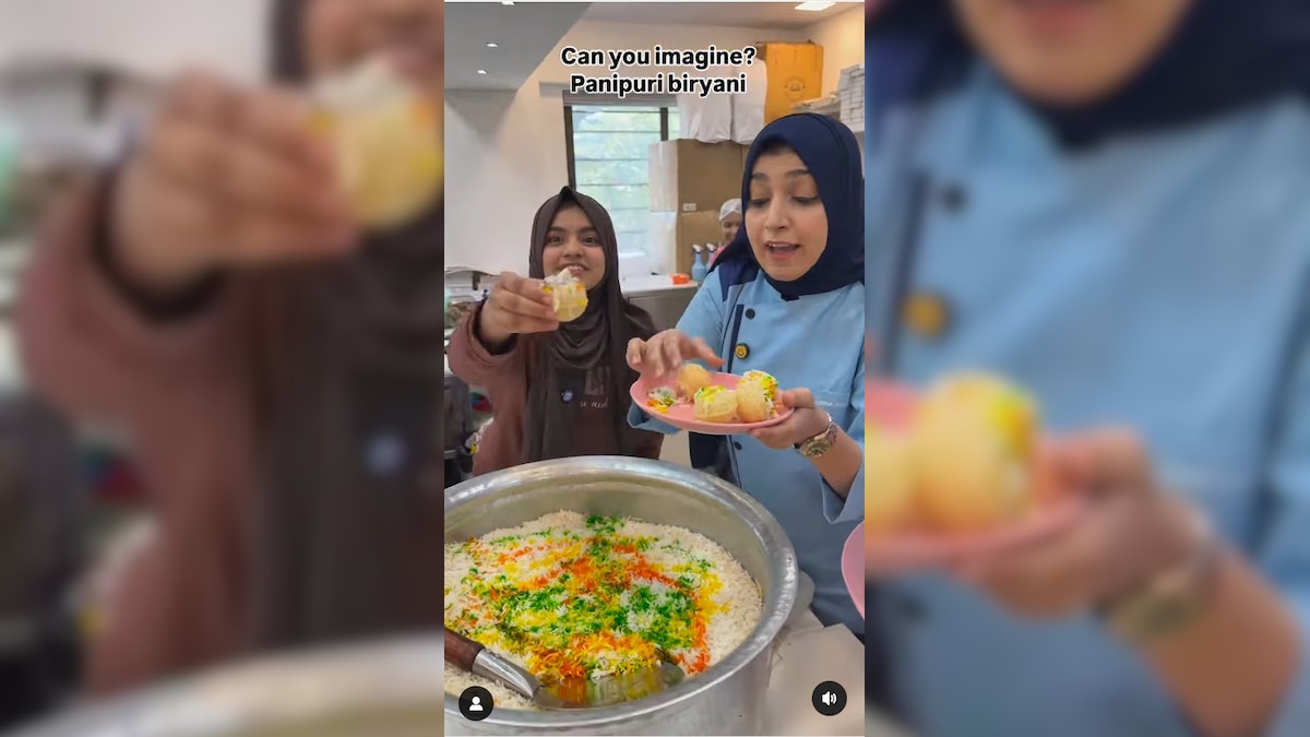 Viral Video: Chef Makes And Serves Pani Puri Biryani, Students Scream “No”