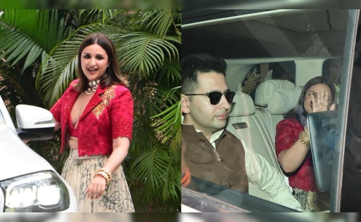 Amid Rift Rumours, Parineeti Chopra And Husband Raghav Chadha Attend Priyanka's Brother's Wedding. Watch