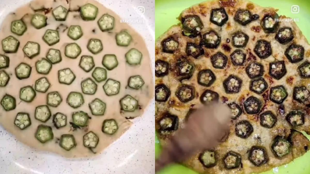 Watch: Bhindi Paratha Is The New Bizarre Combination That Is Making The Internet Cringe