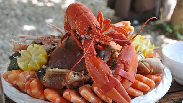 A seafood platter A seafood platter
