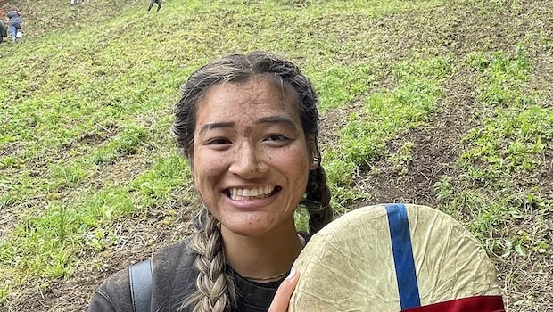 Abby Lampe, 2022 Womens Cheese Rolling World Champion Abby Lampe, 2022 Womens Cheese Rolling World Champion