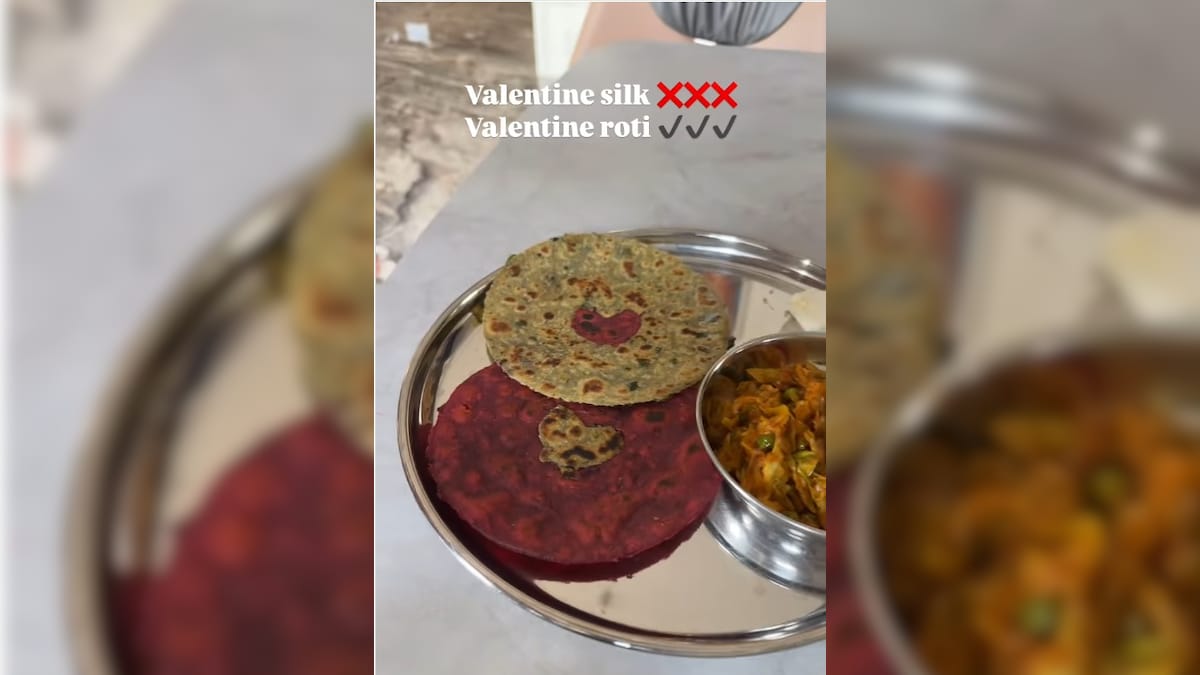 Viral Video: Womans "Valentine-Edition Parantha" For Husband Is A Hit Online