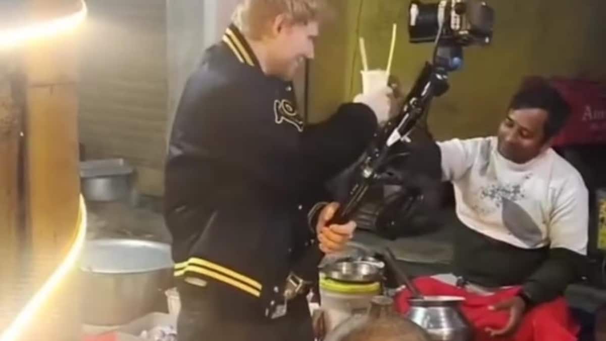 Ed Sheerans "Lassi Moment" In West Bengal Goes Viral - Watch Video