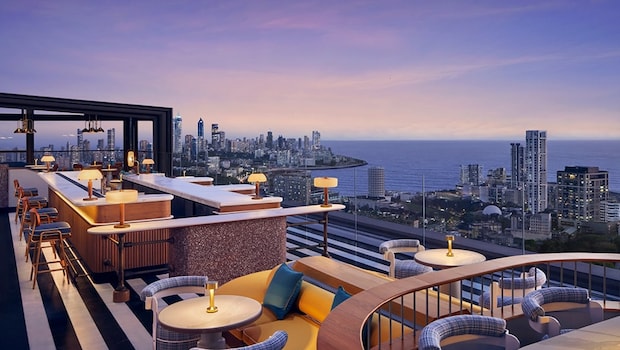 A fancy rooftop view at AER, Four Seasons A fancy rooftop view at AER, Four Seasons