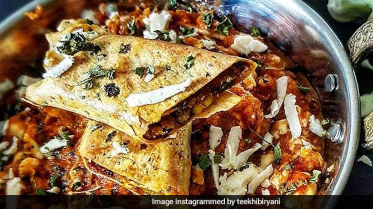 Veg Patiala Recipe: A Rich Punjabi Curry Made With Stuffed Papad Roll In It