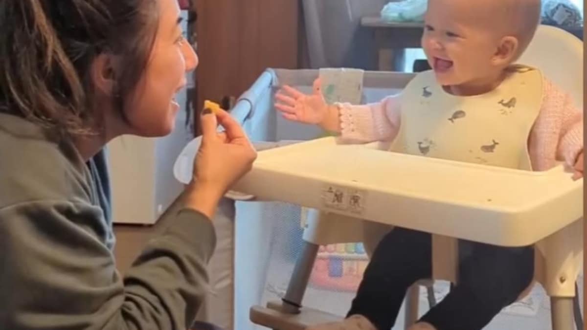 Viral Video: Mom Eats Babys Food, Kids Priceless Reaction Is Too Good To Miss