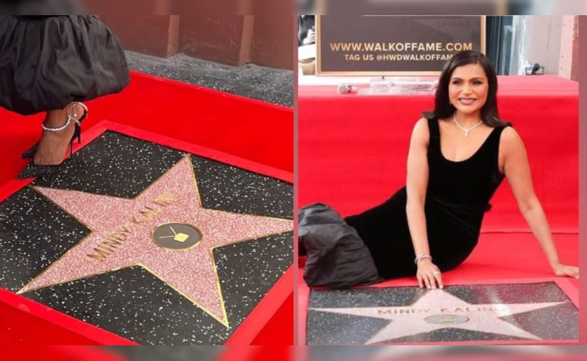 Mindy Kaling Shines Bright With Her Own Hollywood Walk Of Fame Star