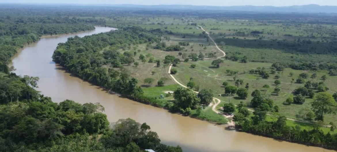 Aerial image of the Catatumbo region, Colombia. Aerial image of the Catatumbo region, Colombia.