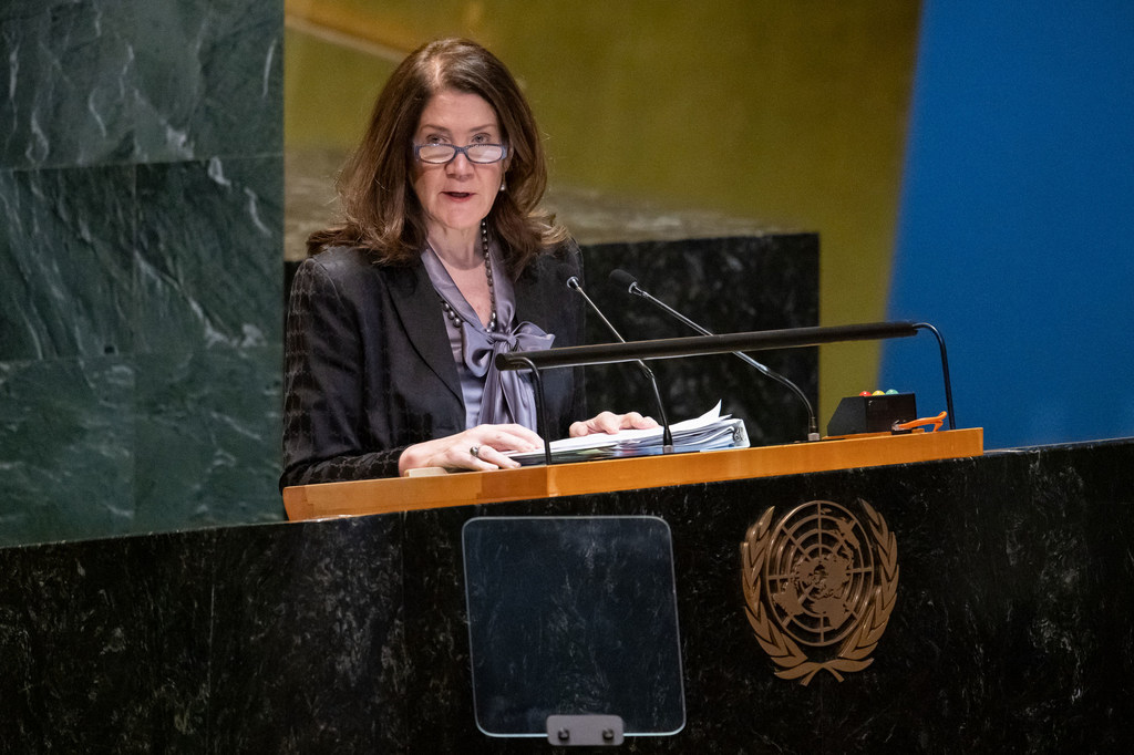 US Deputy Permanent Representative Dorothy Shea addresses the Eleventh Emergency Special Session (resumed) of the General Assembly on Ukraine. US Deputy Permanent Representative Dorothy Shea addresses the Eleventh Emergency Special Session (resumed) of the General Assembly on Ukraine.