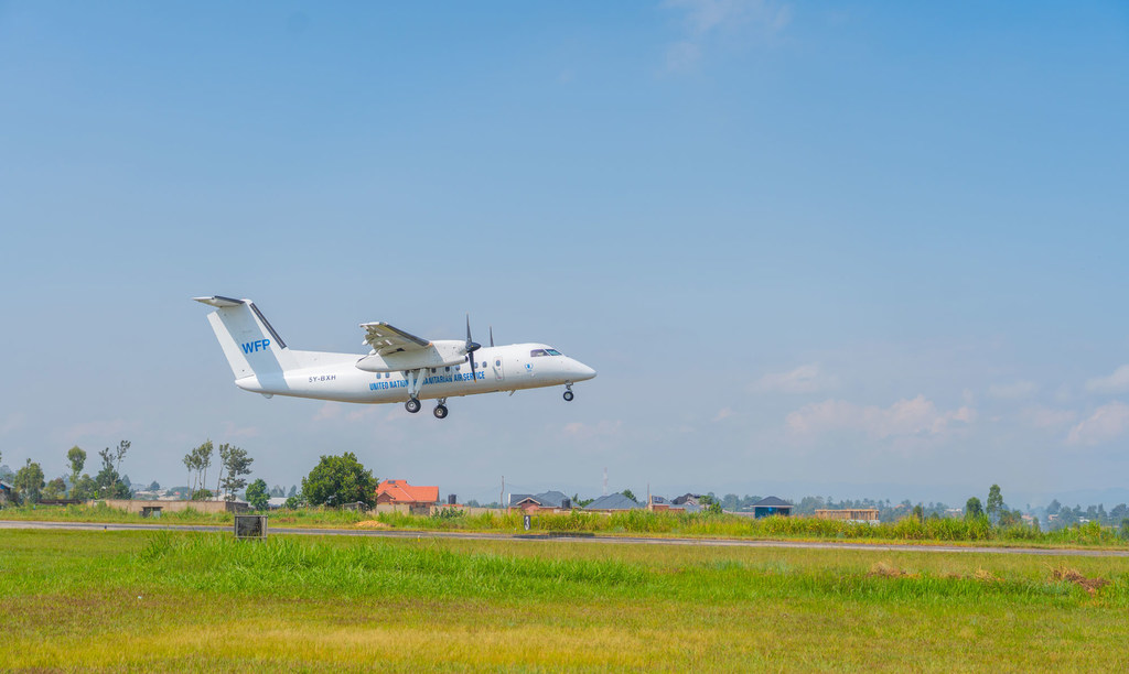 An UNHAS plane lands at Bunia airport in the eastern DR Congo. (file) An UNHAS plane lands at Bunia airport in the eastern DR Congo. (file)