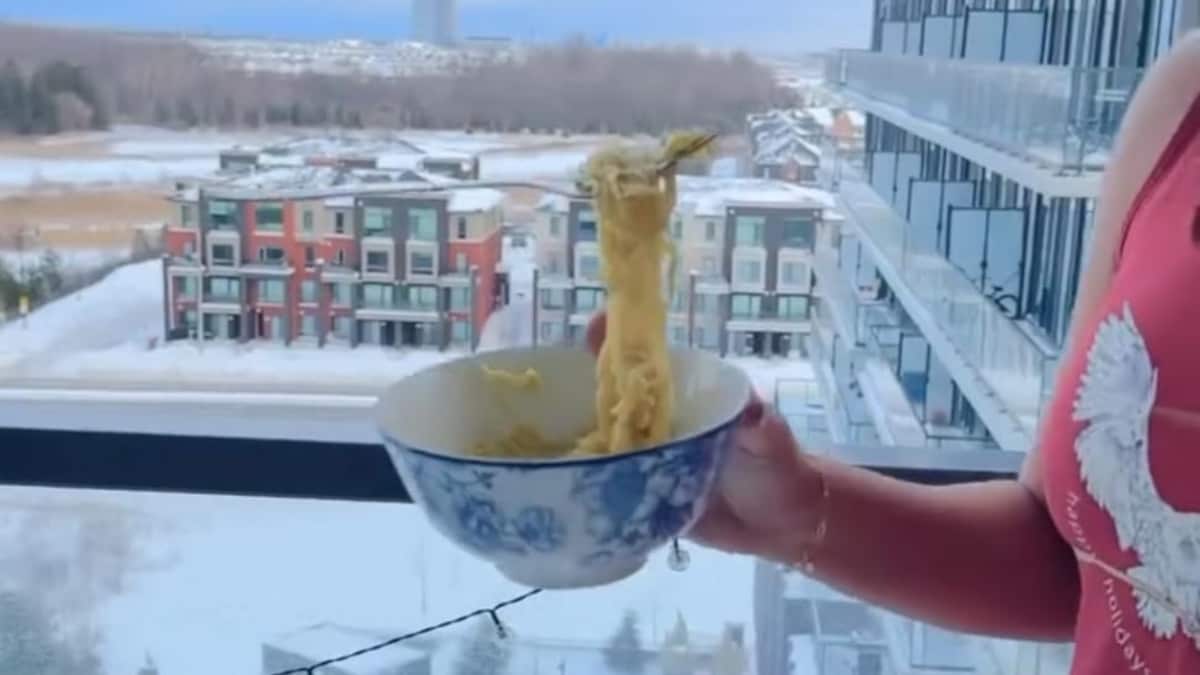 Watch: Indian Blogger In Canada Shows What Happens To A Bowl Of Maggi At Minus 17 Degrees