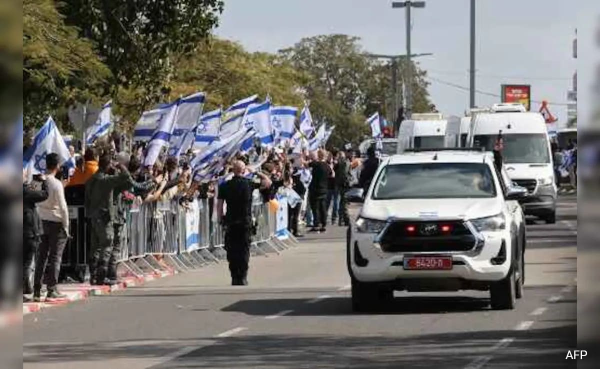 Hamas Hands Over Dead Israeli Hostages In Black Coffins