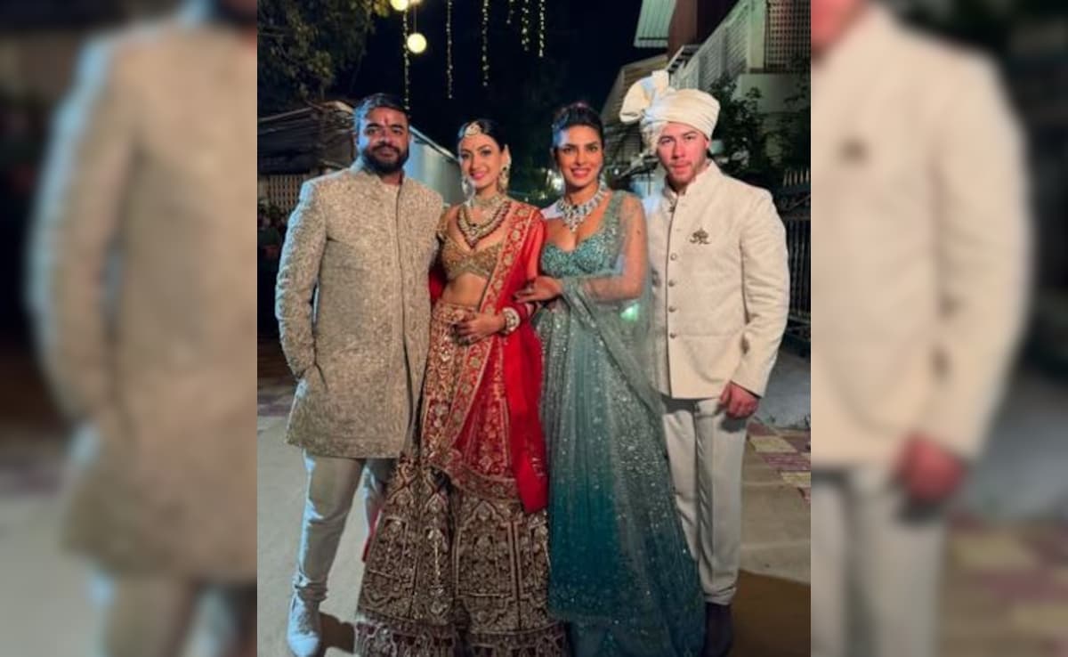 Priyanka's Fam-Jam Pics With Husband Nick Jonas, Mother Madhu From Brother's Wedding