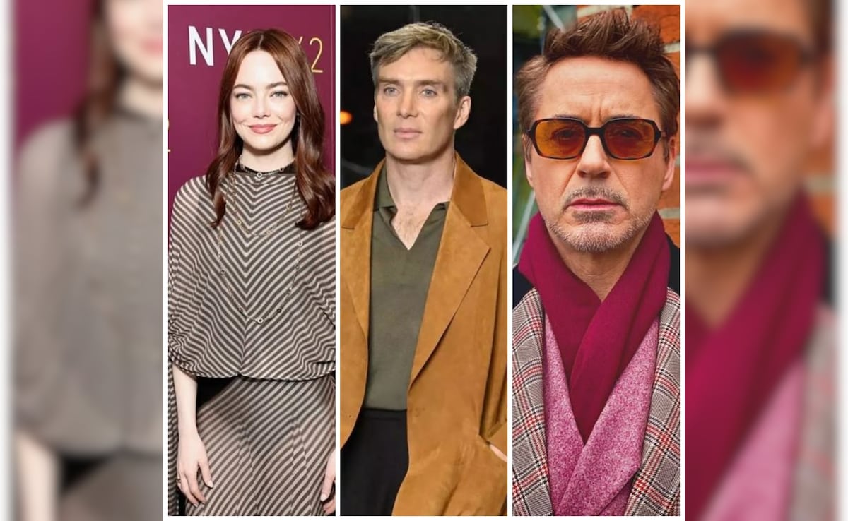Robert Downey Jr, Cillian Murphy And Emma Stone On The List Of Presenters