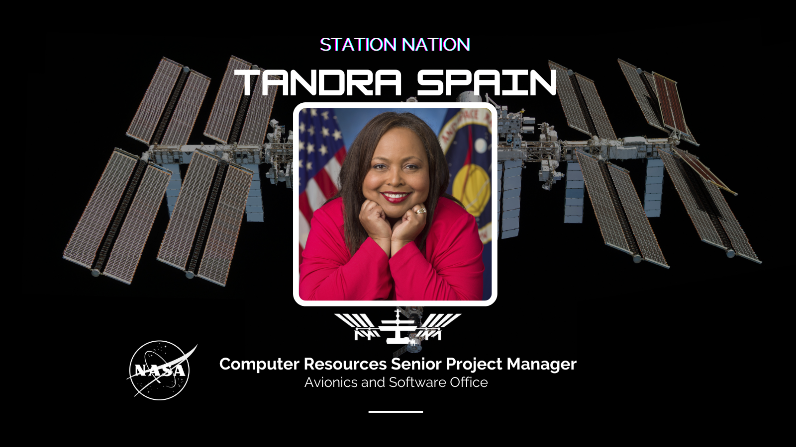 Station Nation: Meet Tandra Gill Spain, Computer Resources Senior Project Manager in the Avionics and Software Office