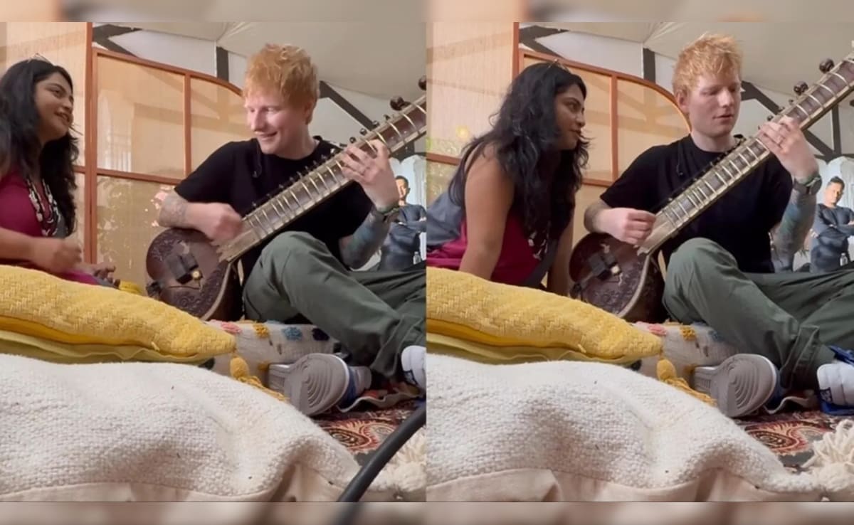 The Internet Reacts To Ed Sheeran's First Attempt At Playing Sitar: "Ed Sitar-an, You Are A Natural"