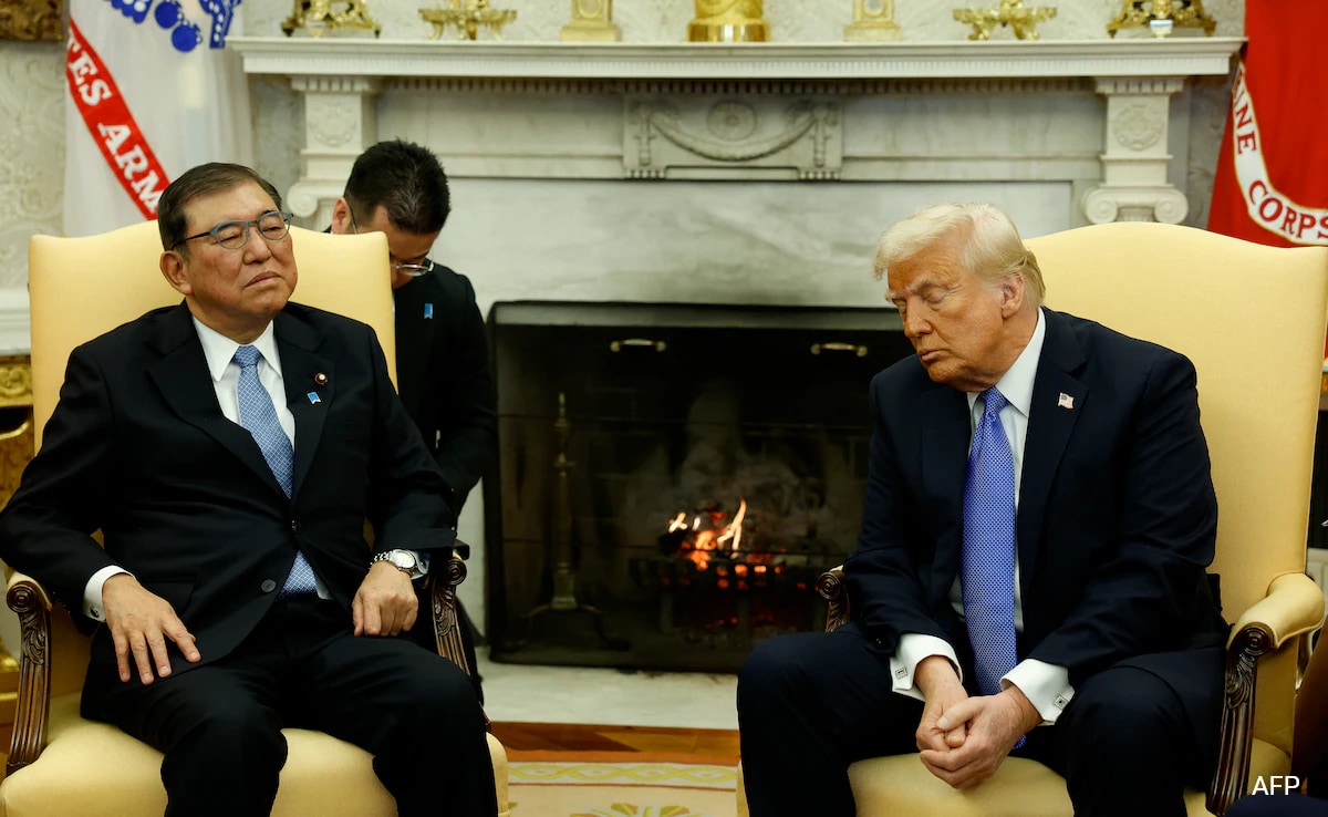 Trump Meets Japanese PM Ishiba, Threatens Tariffs If Trade Deficit Not Equalised