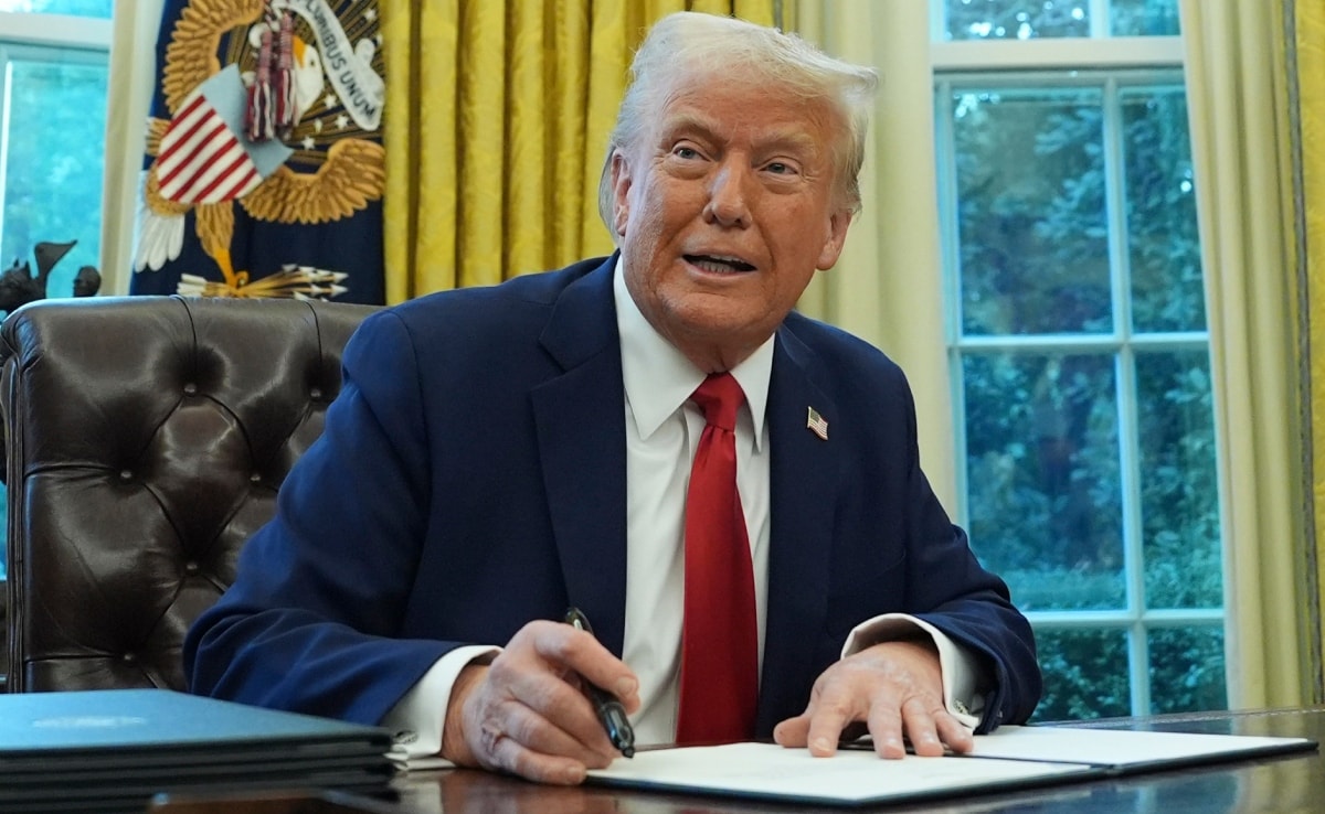 Trump Says "No Soldiers By US Would Be Needed" In His Gaza Proposal