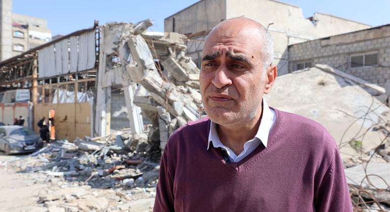 Amjad Shawa, Director of the Palestinian Nongovernmental Organizations Network in Gaza Strip. Amjad Shawa, Director of the Palestinian Nongovernmental Organizations Network in Gaza Strip.